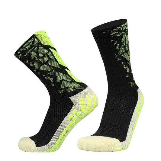 GripKixx Black & Fluorescent Yellow Elite Performance Grip Socks