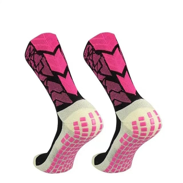 GripKixx Black & Pink Elite Performance Grip Socks