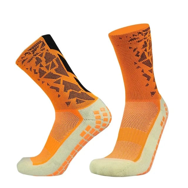 GripKixx Orange & Black Elite Performance Grip Socks