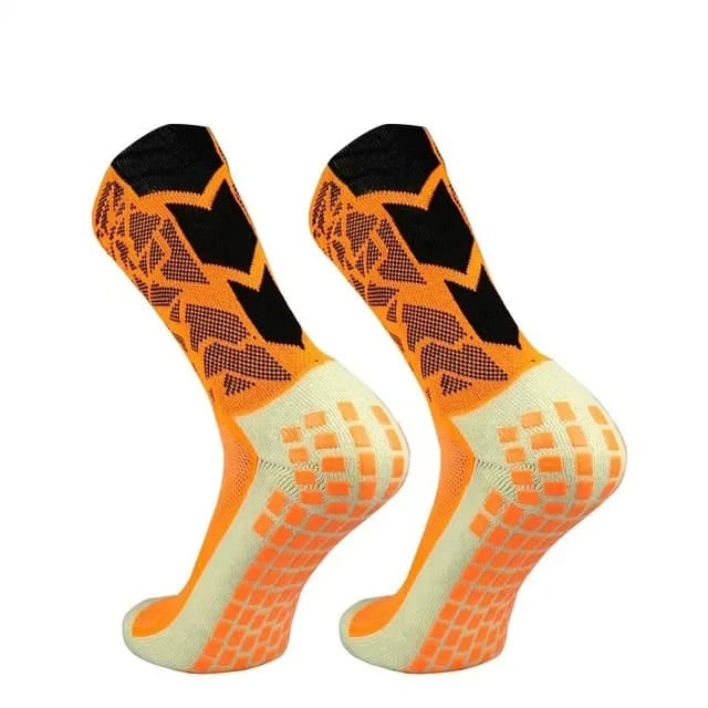 GripKixx Orange & Black Elite Performance Grip Socks