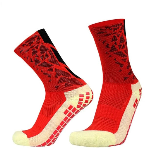 GripKixx Red & Black Elite Performance Grip Socks