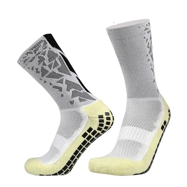 GripKixx White & Black Elite Performance Grip Socks